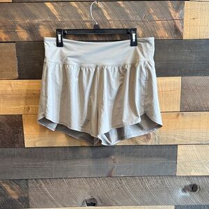 DSG Women’s Athletic Shorts in Light Taupe